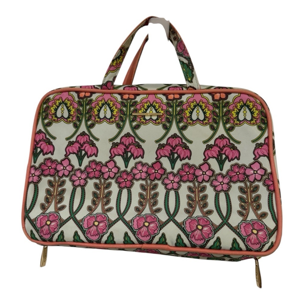 Trina Turk Hanging Cosmetic Bag Floral Travel Toiletry Organizer
